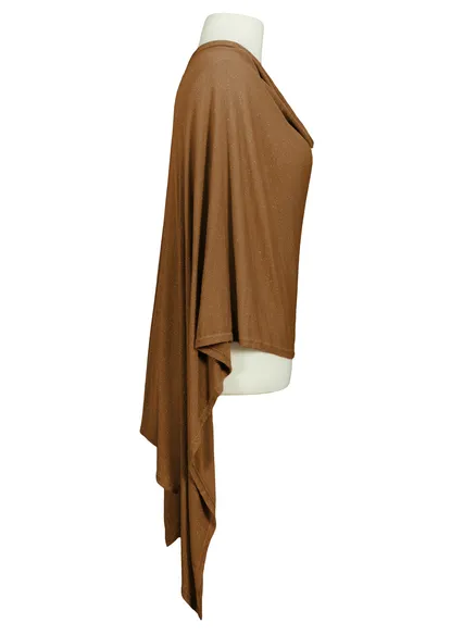 Poncho Lurex Feinstrick in terra von RESTART