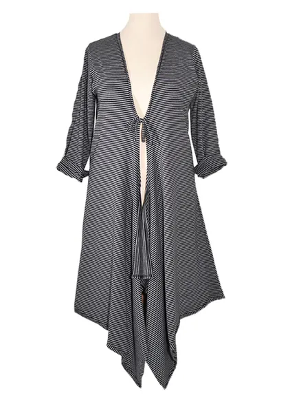 Cardigan Streifen in schwarz von FASHION