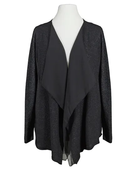 Strickh�lle mit Chiffon in schwarz von Katelina