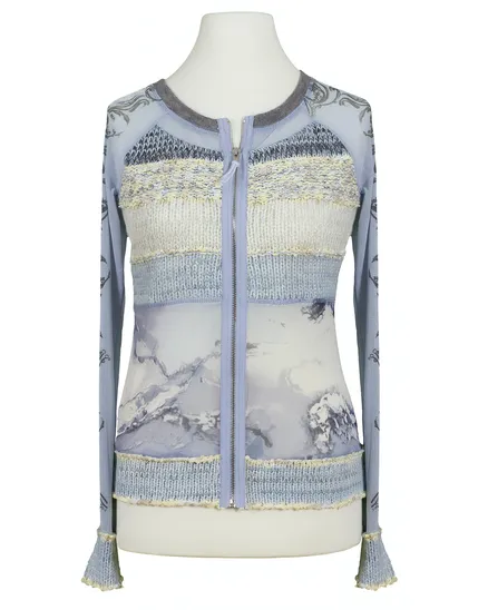 Cardigan Muster in blau von Lulu H