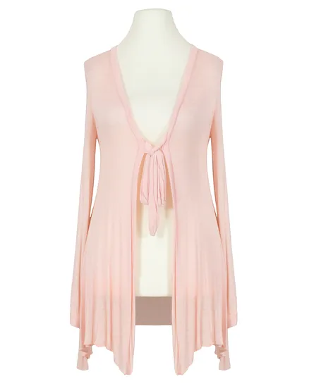 Cardigan Viskose in apricot von Made in Italy