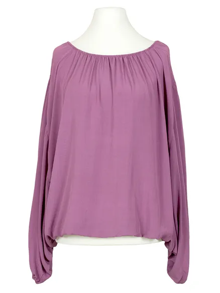 Carmen Bluse Baumwolle in lavendel von Diana