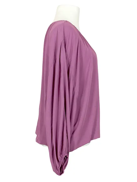 Carmen Bluse Baumwolle in lavendel von Diana