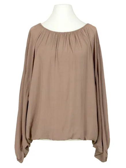Carmen Bluse Baumwolle in tobacco von Diana