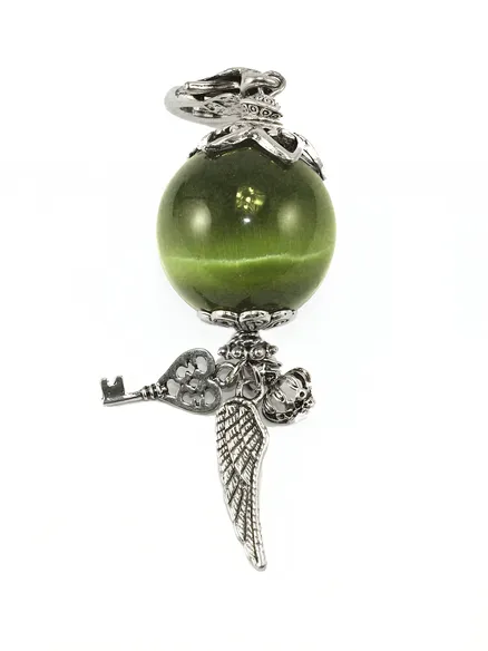 Charm Anh�nger Glasperle in gr�n von Fashion Jewelry
