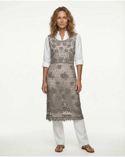 Chasuble aus H�kelspitze in braun von Diana