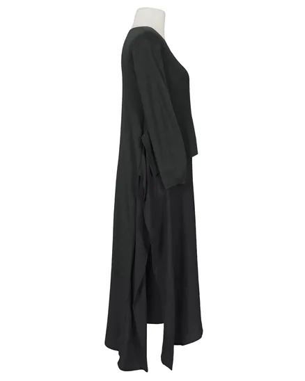 Chasuble Kleid in schwarz von Made in Italy