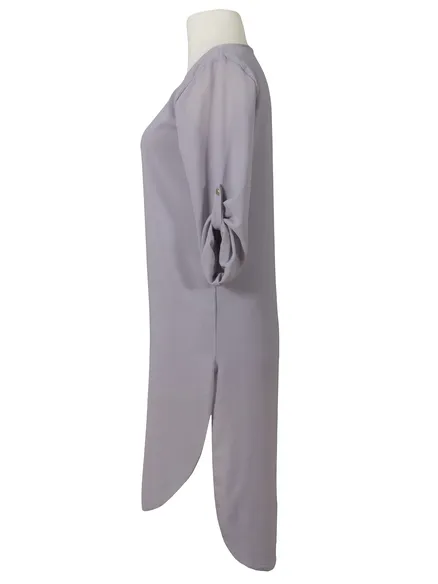 Bluse Chiffon in grau von Moda