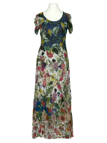 Chiffon Maxikleid Floral in bunt von Selected Touch