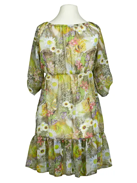 Chiffon Tunika floral in gr�n von A. de Zarina