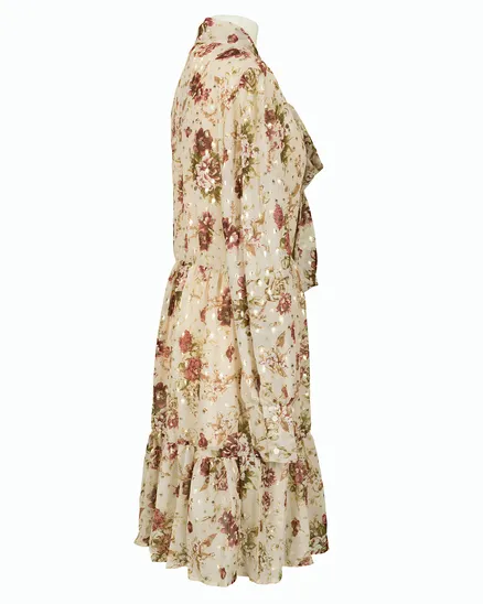 Chiffonkleid Bl�ten in creme von Jus de pom