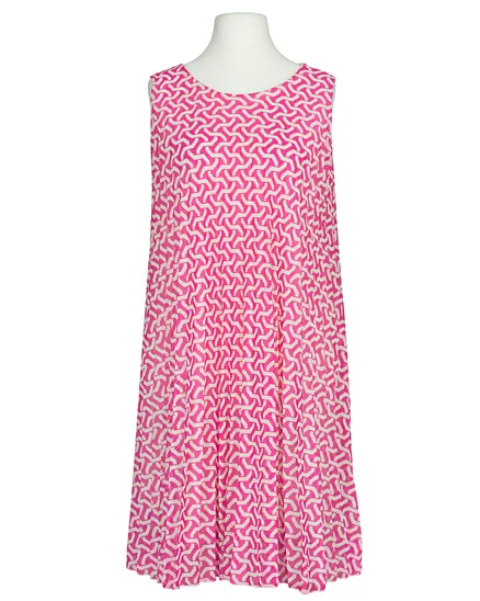 Chiffonkleid Plissee in pink von Made in Italy
