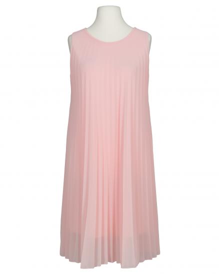 Chiffonkleid Plissee in rosa von Made in Italy