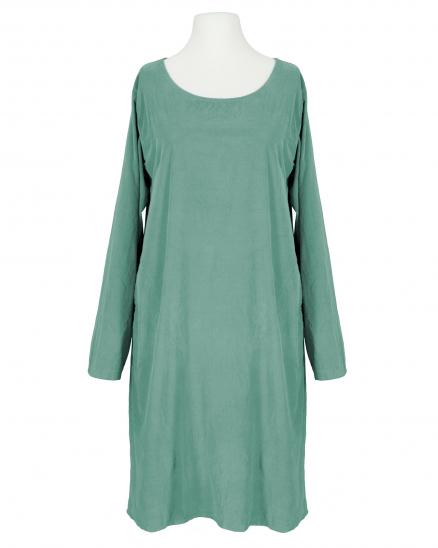 Cordkleid Baumwolle in aqua von Made in Italy