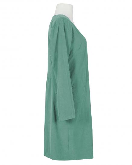 Cordkleid Baumwolle in aqua von Made in Italy