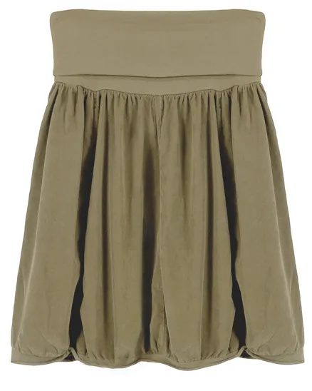 Cordrock Ballonform in taupe von Diana