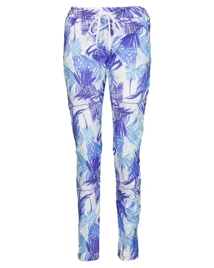 Crash Hose Floral in blau von Selected Touch