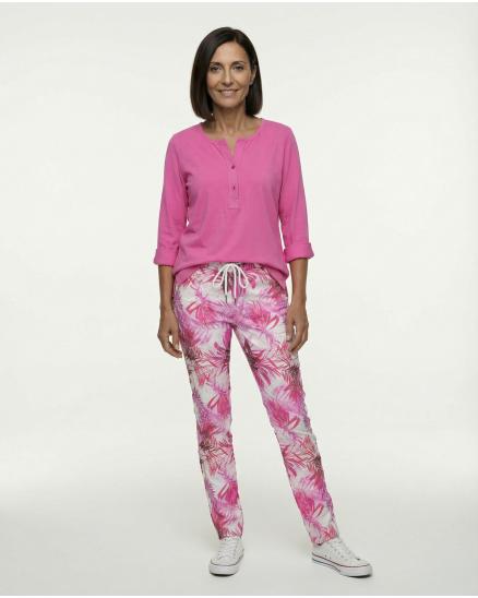 Crash Hose Floral in pink von Selected Touch