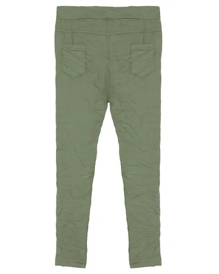 Crash Hose Jogging Stil in khaki von Selected Touch