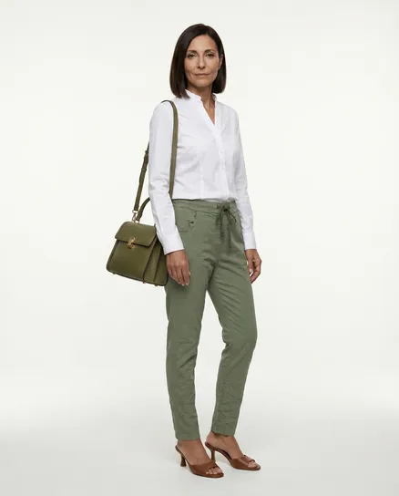 Crash Hose Jogging Stil in khaki von Selected Touch