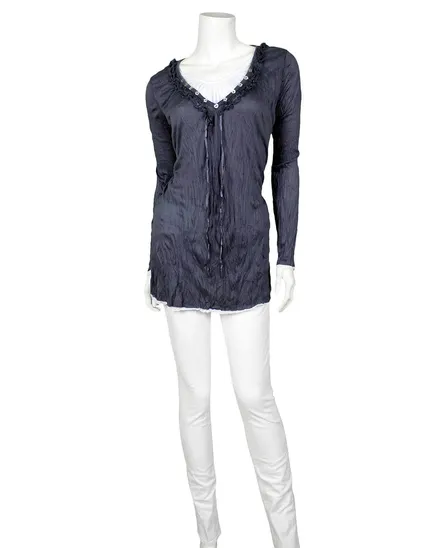 Crash Shirt in jeansblau von porta fortuna