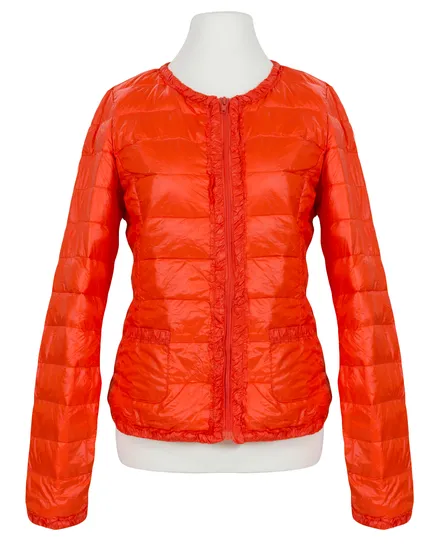 Daunen Steppjacke in orange von Lamie de Paris
