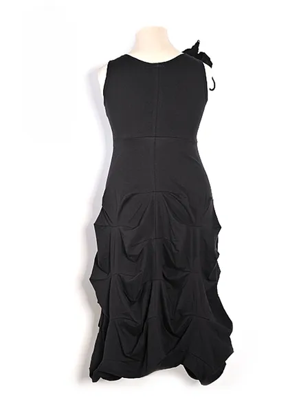 Empire Kleid Bl�te in schwarz von FASHION