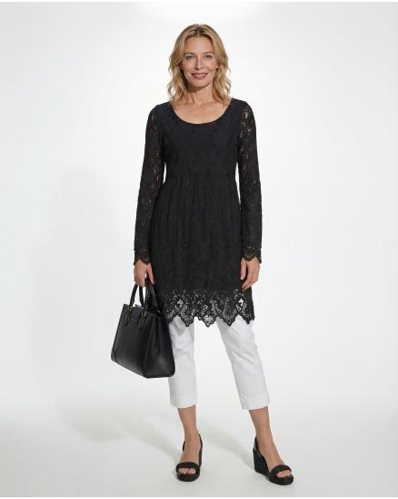 Empire Spitzenkleid in schwarz von Diana