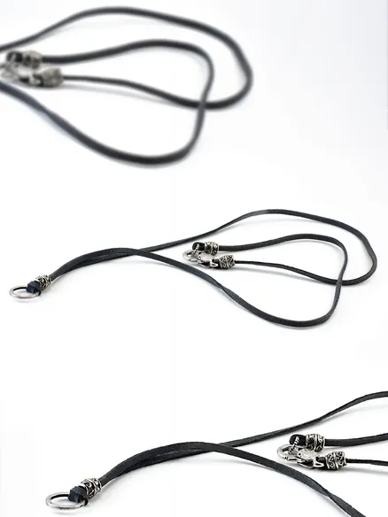 Grundkette f�r Charms in schwarz von Fashion Jewelry