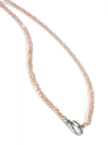 Grundkette Glasperlen f�r Charms in rosa von Fashion Jewelry