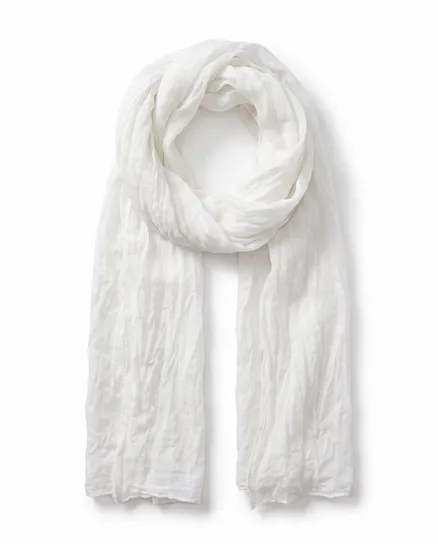 Halstuch in wei� von fashion made in italy