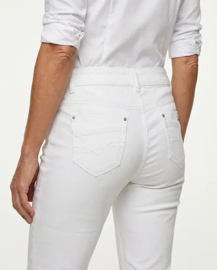 Hose Baumwolle in wei� von X-Max Fashion