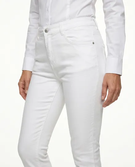 Hose Baumwolle in wei� von X-Max Fashion