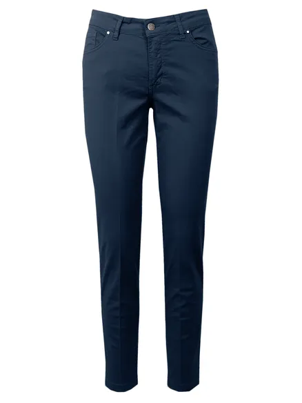 Hose Baumwollstretch in blau von Esvivid