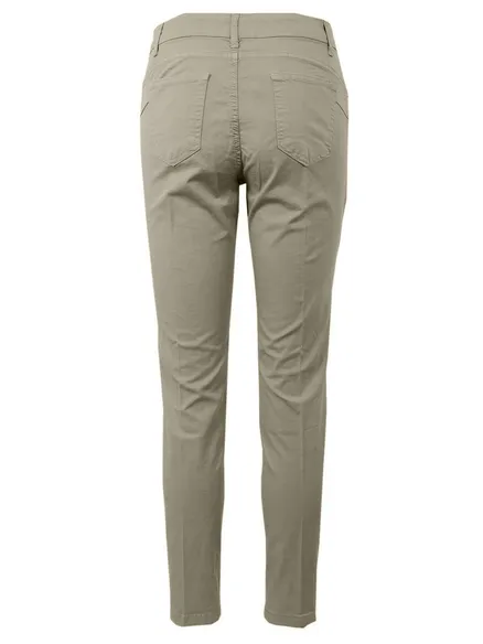 Hose Baumwollstretch in taupe von Esvivid