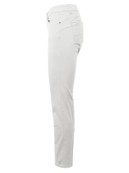 Hose Baumwollstretch in wei� von Esvivid