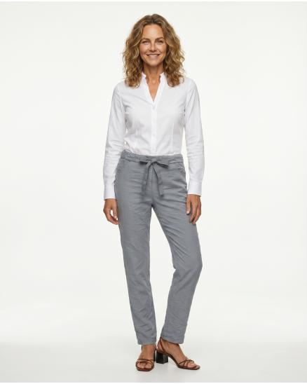 Hose Crash Optik in dunkelgrau von Moda Italia