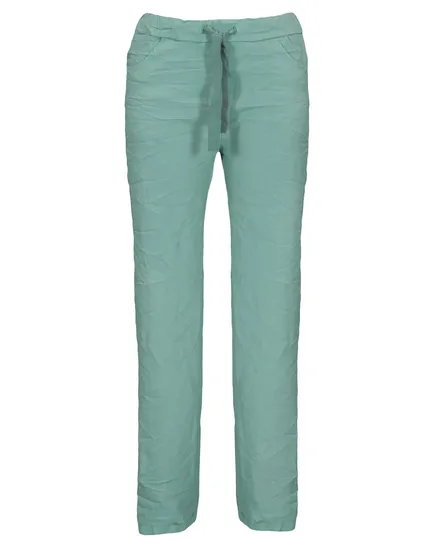 Hose Crash Optik in jade von Moda Italia