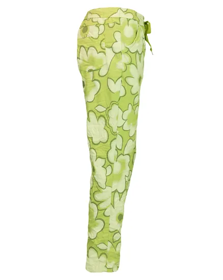 Hose Floral in gr�n von Made in Italy