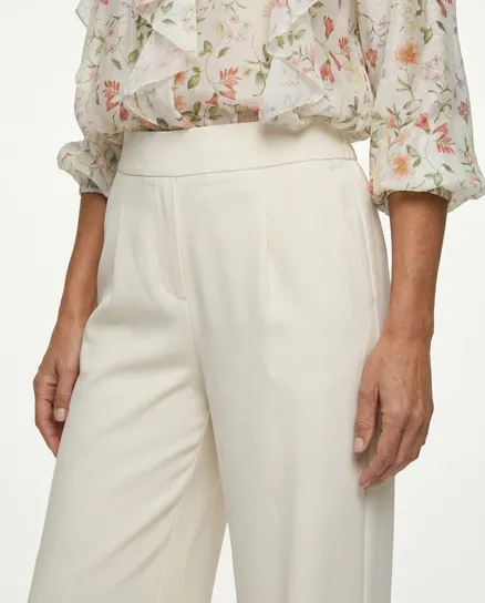 Hose Georgette in creme von Moda Italia