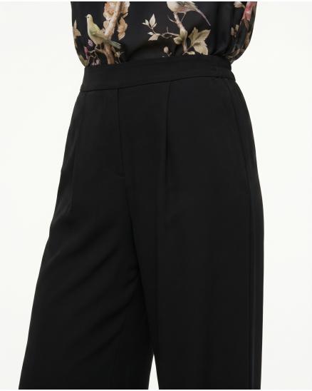 Hose Georgette in schwarz von Moda Italia