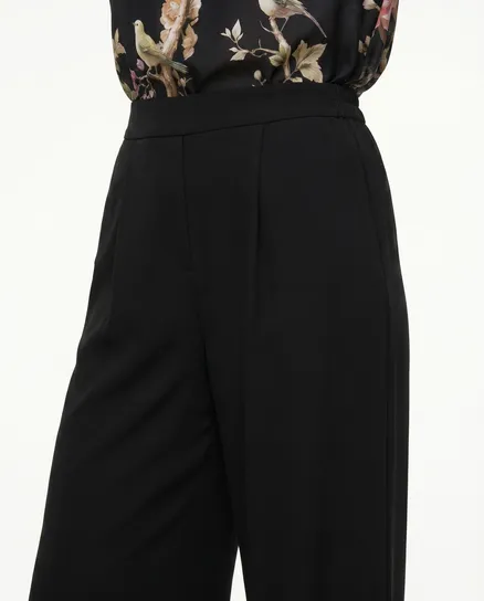 Hose Georgette in schwarz von Moda Italia