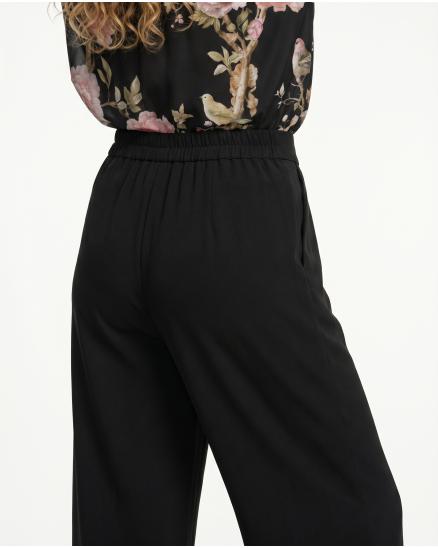 Hose Georgette in schwarz von Moda Italia