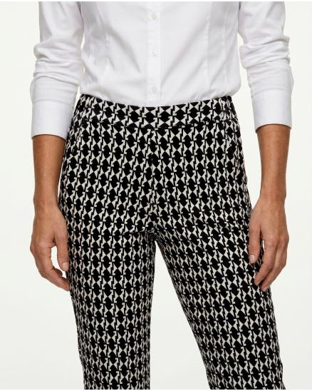 Hose Grafikmuster in schwarz von Made in Italy