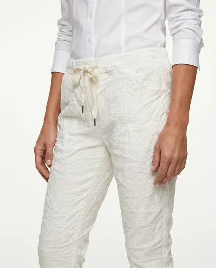 Hose im Jogging-Stil in beige von Made in Italy