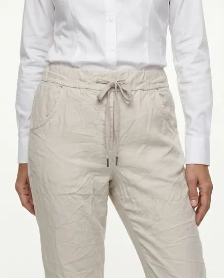 Hose im Jogging-Stil in beige von Selected Touch