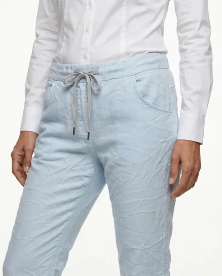 Hose im Jogging-Stil in hellblau von Selected Touch