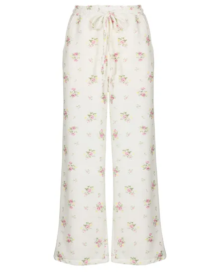 Hose Jogging-Stil in ecru von Made in Italy