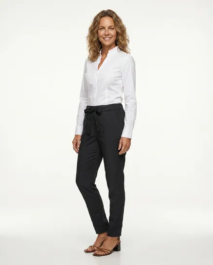 Hose Jogging-Stil in schwarz von Moda Italia