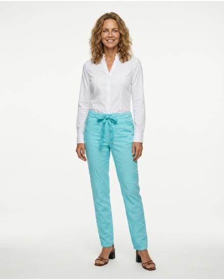 Hose Jogging-Stil in t�rkis von Moda Italia